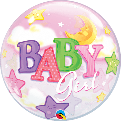 Baby girl måne og stjerner