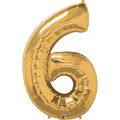 Folie ballontal seks - Guld - Giv en ballon