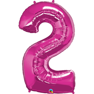 Folie ballontal to - Pink - Giv en ballon