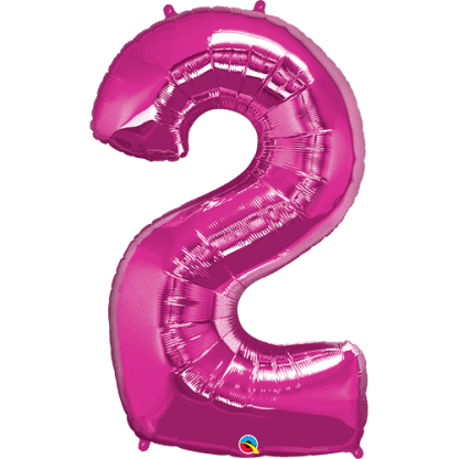 Folie ballontal to - Pink - Giv en ballon
