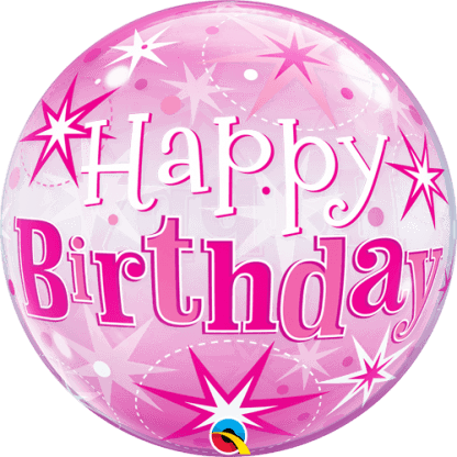 Happy birthday pink stjerner - Image 2