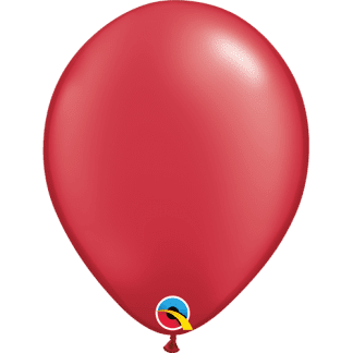 Pearl ruby red 11" ballon – 100 stk