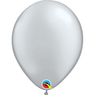 Silver 11" ballon