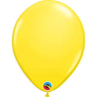 Yellow runde 11" ballon