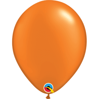Pearl mandarin orange 11" ballon – 100 stk