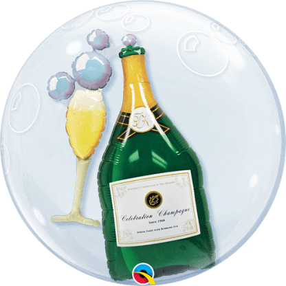Champagne double bubble