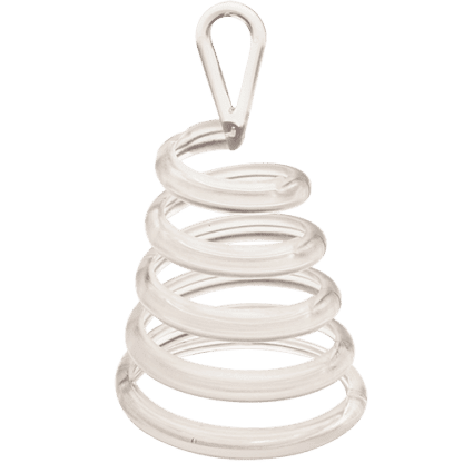 Gennemsigtig spiral vægt 30gr.