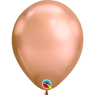 Chrome rose gold 11" ballon – 100 stk