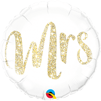 Mrs. glitter gold - Giv en ballon