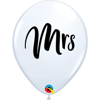 Mrs. 11" ballon