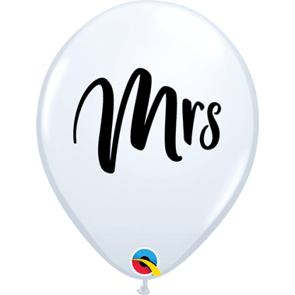 Mrs. 11" ballon