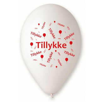 Tillykke 11" ballon