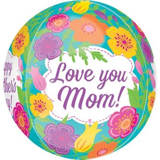 Happy Mothers Day Tropical Flowers - Giv en ballon