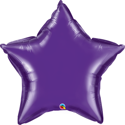 Purple violet - 18” folie stjerne - Giv en ballon