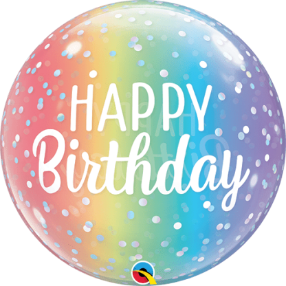Happy birthday colorful bubble - Billede 2