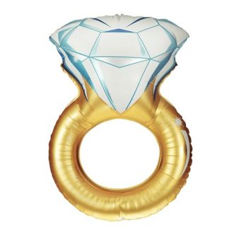 Diamant ring guld - Giv en ballon
