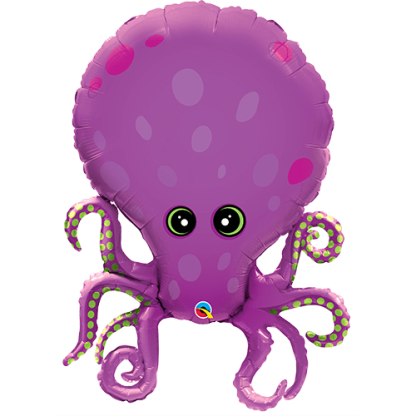 Blæksprutte folie ballon