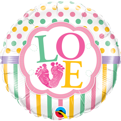 Baby girl feet - Giv en ballon - Image 2