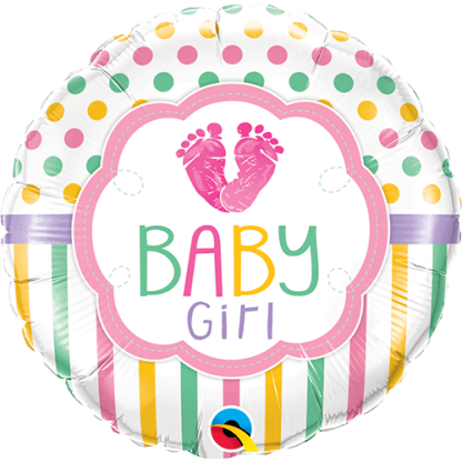 Baby girl feet - Giv en ballon