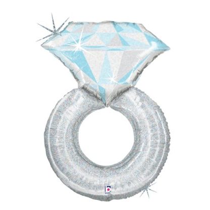 Diamant ring sølv - Giv en ballon