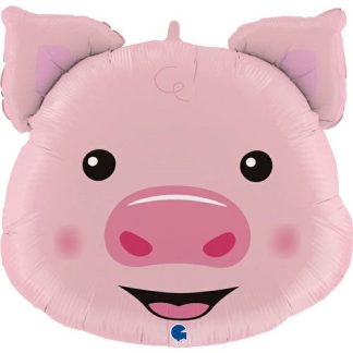 Gris folie ballon - Giv en ballon