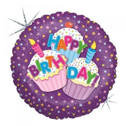 Birthday cupcake - Giv en ballon