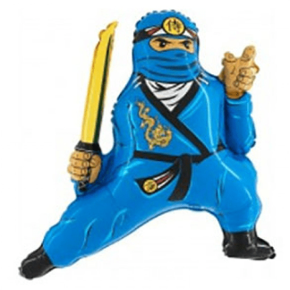 Ninja blå - Giv en ballon