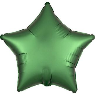 Stjerne folie ballon - smaragd grøn - Giv en ballon
