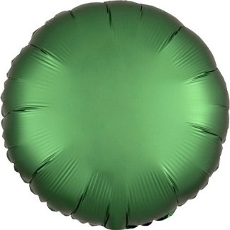 Rund folie ballon - smaragd grøn