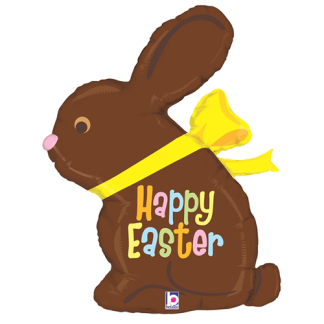 Chocolate Easter Bunny - Giv en ballon