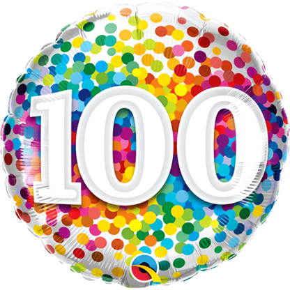 100 år konfetti