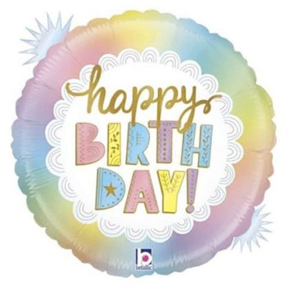 Opal Birthday regnbue - Giv en ballon