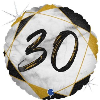 Sort marmor 30år - Giv en ballon
