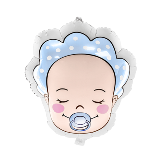 Baby boy face - Giv en ballon
