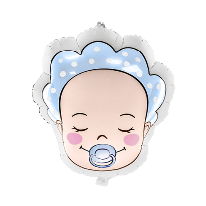 Baby boy face - Giv en ballon