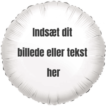Ballon med eget billede