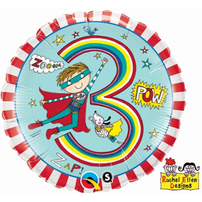 Rachel ellen 3 år - blå - Giv en ballon