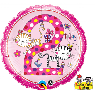 Rachel ellen 2 år - pink - Giv en ballon