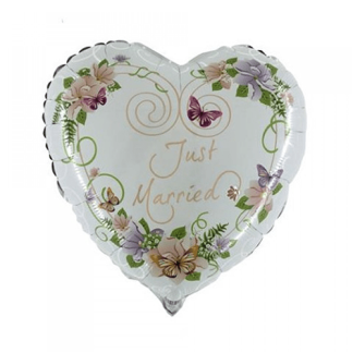 Just married - Giv en ballon