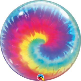 Tie dye swirls bubble - Giv en ballon