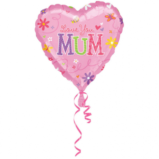 Love you mum - Giv en ballon