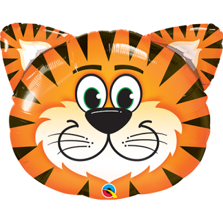 Tiger hoved - Giv en ballon