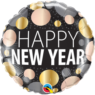New year metallic dots - Giv en ballon