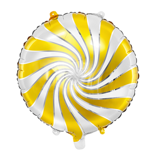 Balloon candy - guld - Giv en ballon