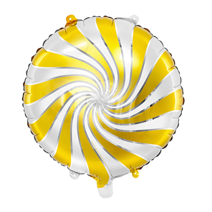 Balloon candy - guld - Giv en ballon