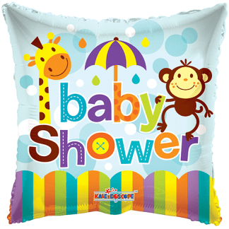Babyshower square - Giv en ballon