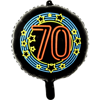 Neon 70 år - Giv en ballon