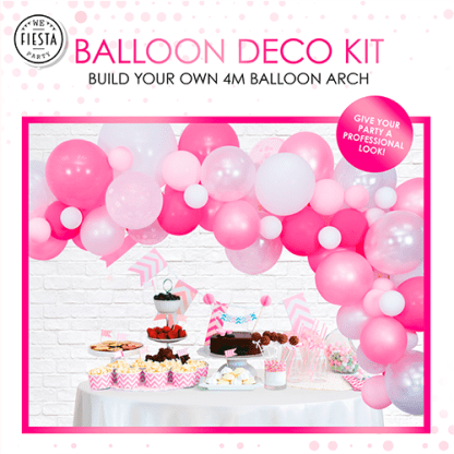 Ballonbue sæt - Pink