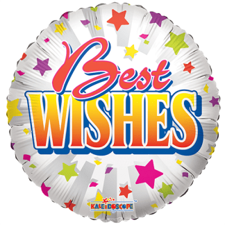 Best wishes stars - Giv en ballon