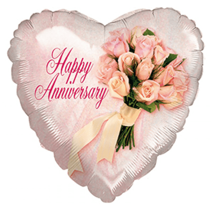 Happy anniversary buket - Giv en ballon